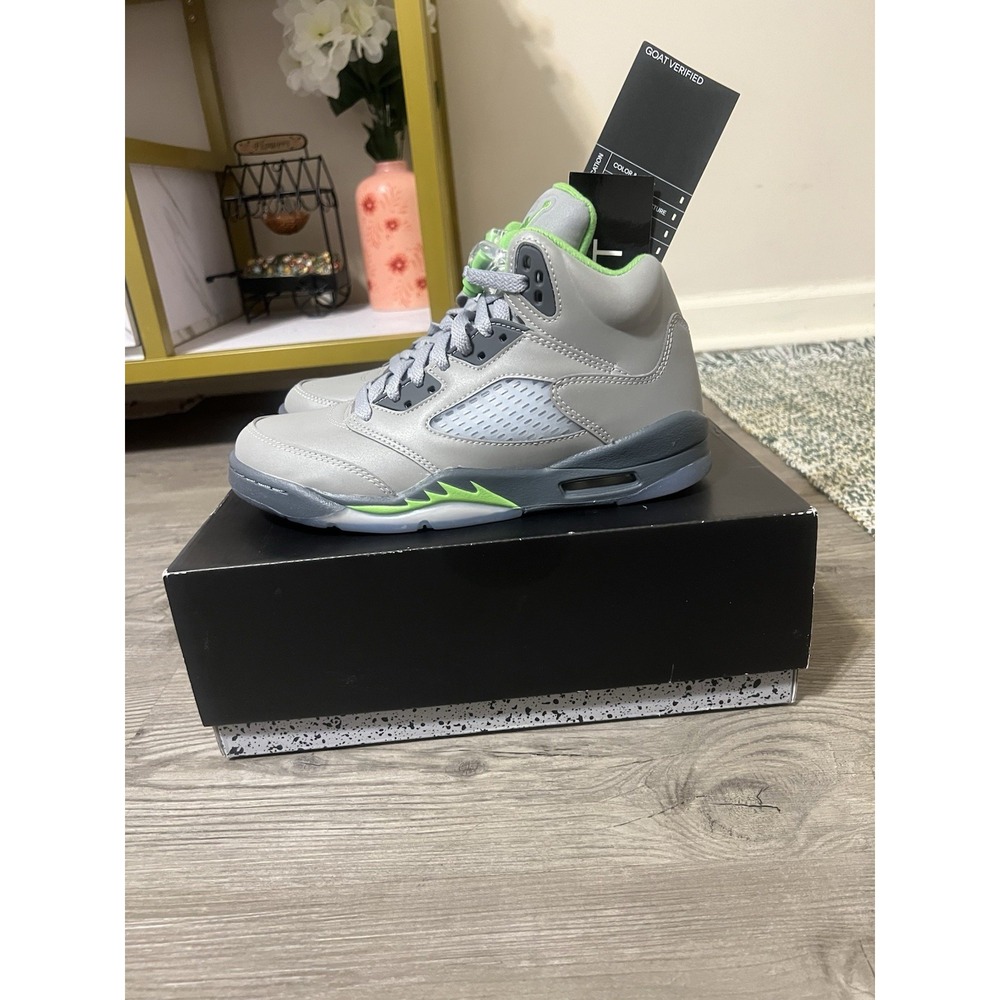 Air Jordan 5 Retro Youth Green Bean 2022 DQ3734-003 Size 6Y